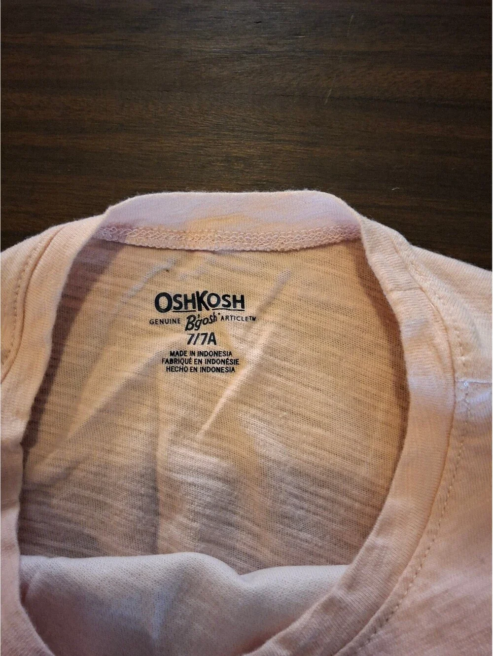 OshKosh B'gosh Girls Embroidered Floral Tie-Front Long Sleeve Shirt Size 7